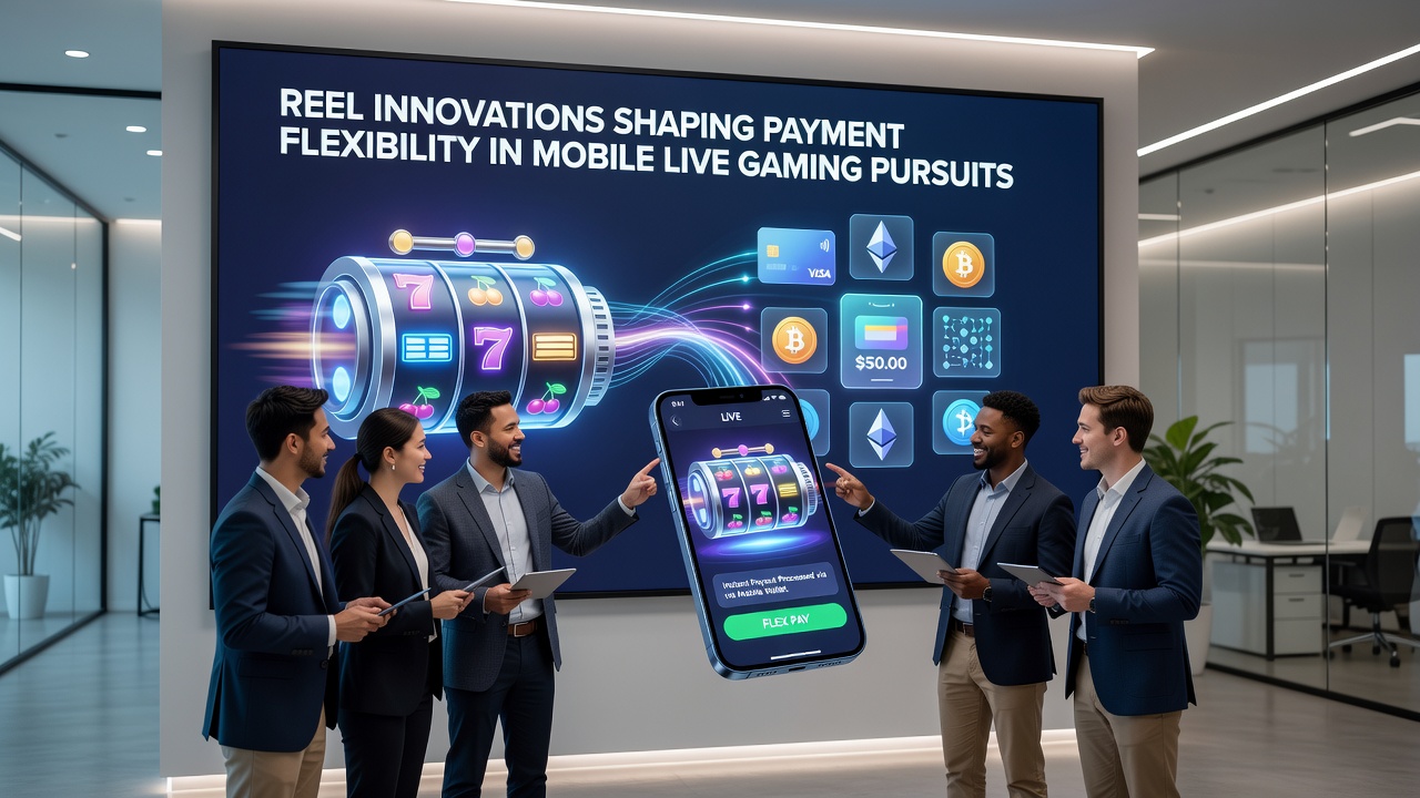 Close-up of mobile screen displaying reel game with embedded payment adjustment controls